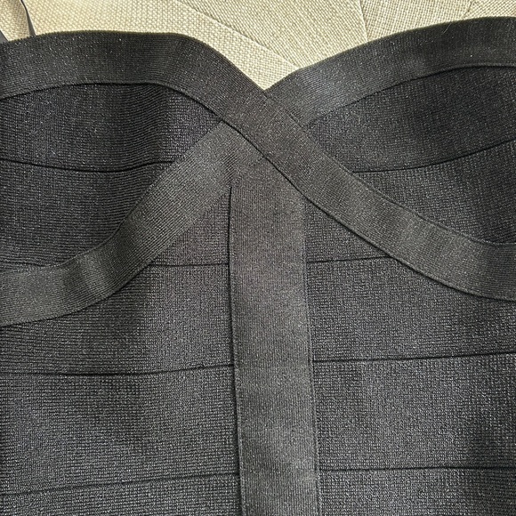 bebe Black Strapless top - Picture 2 of 3